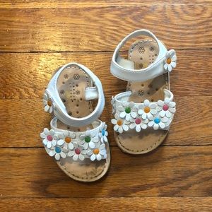 Summer Flower Sandals, sz 5